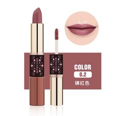 DAYLA黛樂美妝絲絨口紅唇蜜3.5g 7g 森林系輕彩妝保養官方旗艦店, 1個, 02磚紅色