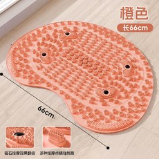 指壓板足底按摩腳墊 室內原地跑步 66cm, 1個, 橙色, 橙色