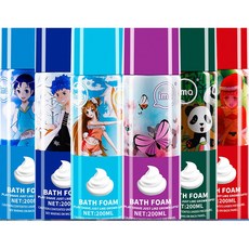 史萊姆配件材料 200ml刮鬍泡 剃須膏 發泡蓬鬆劑 DIY棉花泥 史萊姆 水晶泥 材料, 1個