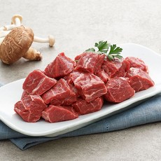 [작심밀도]농협안심한우 1++ 국거리200g 냉장, 단품