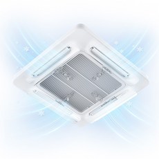 CCAGU 천장형 에어컨 바람막이 투명형 초간편 설치 에어컨 가림막, 4개입, 투명타입