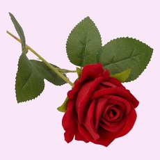 플라워 장미꽃 플랜테리어 인조꽃 조화꽃 화분 로즈, 대 연핑크