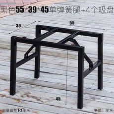 접이식 책상다리 테이블 다리 실버 스테인리스, 상세페이지 참고