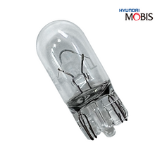 현대모비스 정품 T10 12V 5W 전구 번데기 램프 실내등 번호판등 현기스토어, 2개