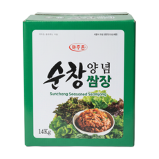 아주존 순창우리식품 대용량 업소용 양념쌈장, 14kg, 1개