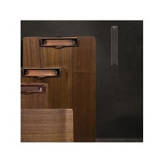 카페 레스토랑 메뉴판 클립보드 원목 빌지 집게 보드, 5. 블랙월넛 A7(롱타입)