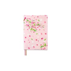 珠友 SA-10615 A5/25K可調式花布書衣/書皮/書套/媽媽寶寶手冊適用, 1個, 02戀戀粉櫻
