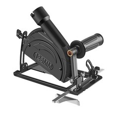 핸드 그라인더 커팅 앵글 가이드 머신 스탠드 연삭기 소형 전동 지지대 충전 연마 절삭, 8세대 집진 전면 밀폐 보호 커버 다기능세트