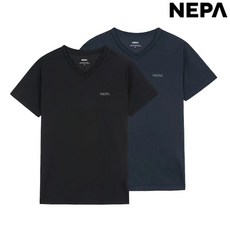 네파공용 데일리팩 브이넥 반팔 티셔츠 2PACK 7LG5362