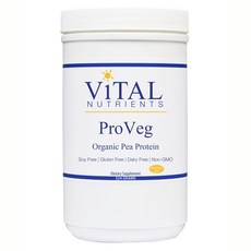 ViTAL NUTRIENTS 素食豌豆無麩質蛋白粉 香草, 1個, 524克