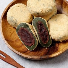 [신라병가] 굳지않는 콩쑥개떡 쑥개떡 쑥떡 개별포장 50g*30알 1.5kg, 50g, 30개