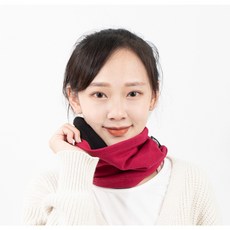 5B2F【五餅二魚】奈米碳黑科技遠紅外線脖圍，保暖舒適，促進血液循環，時尚簡約