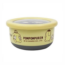 不鏽鋼防滑碗 止滑碗 隔熱碗 波力 雙耳碗 餐碗 幼稚園餐碗 麵包超人 汪汪隊 迪士尼 巧虎 POLI 兒童碗 學習碗, 1個, 大防滑碗-黃色布丁狗 / 0886, 黃色