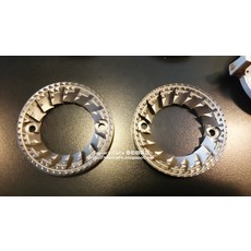 【TDTC 咖啡館】飛馬牌610N-半磅義式咖啡磨豆機刀盤 - 臼齒式(鬼齒)磨盤，特殊鋼刀 CNC雕刻, 1個