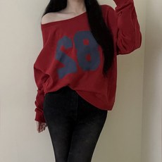 VANANA2 국내제작 하이틴 루즈 오프맨투맨