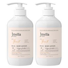 제이멜라 인 프랑스 퀸 5 바디 로션 자스민 파우더향, 500ml, 2개