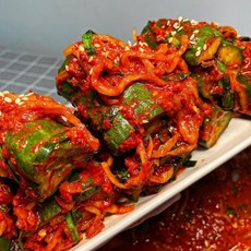 전주진김치 오이소박이 1kg 국산 전라도 김치, 보통맛(일반고추), 1개