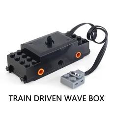 기술 모터 전원 부품 IR 속도 APP 제어 배터리 박스 서보 광 수신기 PF 자동차 빌딩 블록 벽돌, 09 Train Motor