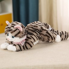 스토리원 아기 고양이 인형 5종 동물 봉제 애착인형 ST-TOY-012, 1개, 그레이, 30cm