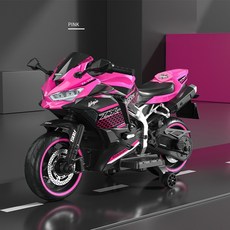 couyor 전동오토바이 전동바이크 작은전동오토바이, 작은 축전지, 발로, 핑크, 1개