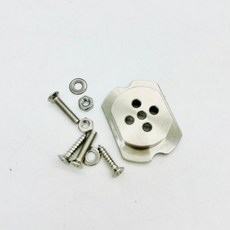 工具帝國 電動工具快扣 捲尺快扣 工具袋轉換器, 1個, 5孔固定鋁合金扣(方形)