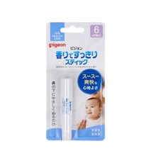 【CHL】日本 Pigeon 貝親 舒鼻貼片 舒鼻膏 鼻塞 舒鼻貼 舒緩貼片, 1個, 嬰兒舒鼻棒