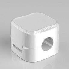 磁吸理線器 電線固定器 充電線收納整線夾 桌面固線器 典雅白, 1個, 典雅白【獨立包裝】旗艦版