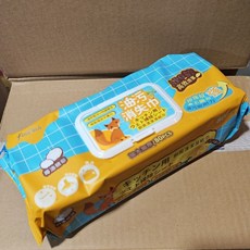 釩泰廚房清潔濕紙巾80抽 APG去污因子 高效去油汙 電子發票, 1個, 加厚
