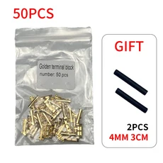 도킹 터미널 U 타입 터미널 탭 0.3 ~ 1.5mm2 터미널 블록 커넥터 더블 커넥터 터미널 50 개 100 개 200 개, 02 G849A 50pcs