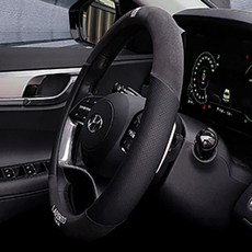 올뉴말리부 인조가죽 핸들커버 야광 원형 D컷 2종 [AJL2936], 단일