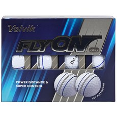 볼빅 332딤플 삼선 퍼팅라인 골프공 정품볼 3피스 4종 x 3p 세트, 화이트, 12개입, 1세트