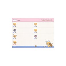 카카오 춘식이 오디너리 플래너 패드 다이어리 메모지, 단품, 단품
