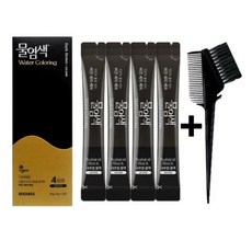 씨드비 프리미엄 물염색 시즌2+염색빗 1박스 4회분 비건 새치 커버 홈쇼핑 김혜수 셀프 jh유통, 내추럴블랙 1박스+염색빗 jh유통 1415822