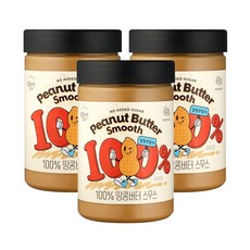 복음자리 땅콩버터 스무스, 280g, 3개