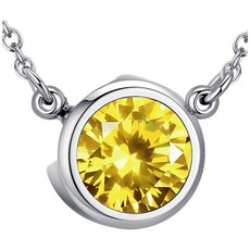 GIUMKA 鋼項鍊 誕生石 生日禮物 送禮推薦 MN05123, 熱情, 1個