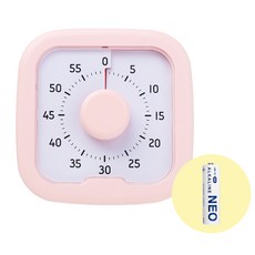 무드그라운드 무소음 뽀모도로 구글타이머, 1개, 핑크