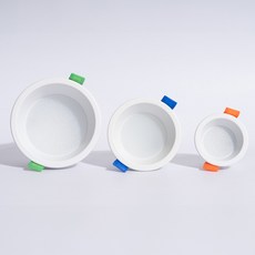 LED 다빛 움푹 다운라이트 DC타입 3type, 3인치(7W), 4000K(주백색)