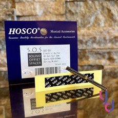 HOSCO SOS音準補償墊片 有效調整八度音準 提升演奏體驗, 1個, SOS-EG1 電吉他用
