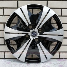 휠허브캡 14인치 스틸림 휠커버 볼트고정 자동차 휠캡 세트 플로팅 허브링 튜닝용 현대 기아 벤츠 아우디 제네시스 호환, 14인치 R6 나사형 실버블랙 1개, 1개