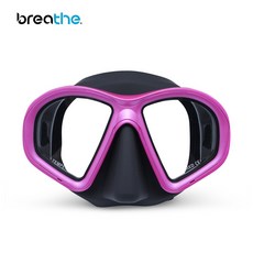 breathe.潛水面鏡，舒適貼合，防霧鏡片，時尚設計, 消光粉