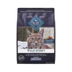BLUE BUFFALO 藍摯 WILD SPIRIT 無穀高蛋白室內成貓雞肉配方貓糧 4.9公斤, 4.9kg, 1個, 雞