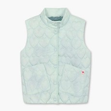 [국내매장판] 베네통키즈 하트 퀼팅 베스트x