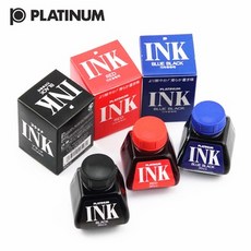 日本白金牌 PLATINUM 鋼筆墨水 INK-140 (INK-400) 30ml, 1個, 藍黑色, 藍黑色