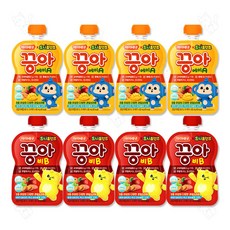 아이배냇 끙아 과일야채주스 2종 에이A + 비B, 80ml, 8개