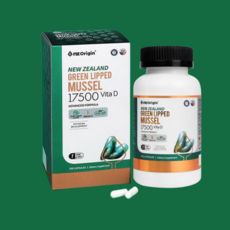 뉴질랜드산 초록입홍합 17500 비타민D 비가열 동결 건조 방식 연질캡슐, 100회분, 1박스