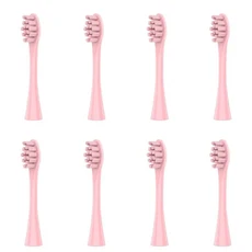 Revyline RL075 전동 칫솔 액세서리용 교체 헤드 노즐 브리슬 4/8/16개, 02 8pcs PINK