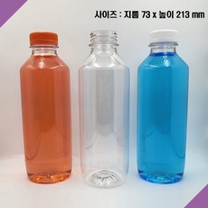 [보틀스] 700페트병 700미리 700ml 일자원형 페트병 주스병 우유병 플라스틱병 공병 PET병 빈페트병 페트공병, 백색캡(38파이), 1개