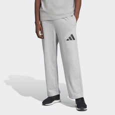 아디다스 ADIDAS 남성 면츄리닝 면바지 남여공용 면츄리닝 와이드핏 츄리닝 데일리용 츄리닝 커플츄리닝 츄리닝바지 에센셜 와이드 레그 3바 로고 팬츠 JF3606