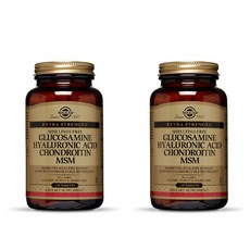 SOLGAR 葡萄糖胺玻尿酸軟骨素MSM保健膠囊, 120顆, 2罐
