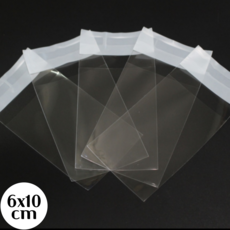 접착 OPP 봉투 6cmX10cm 400개 포장 비닐 투명 오피피 포장지